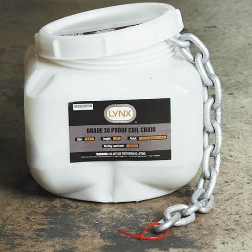 1 4 90 Lynx Hot Dip Galvanized Chain main