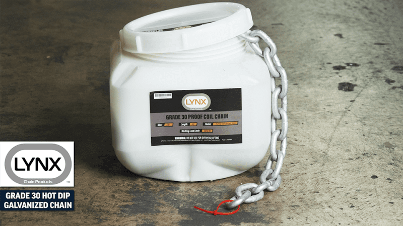 1 4 90 Lynx Hot Dip Galvanized Chain main