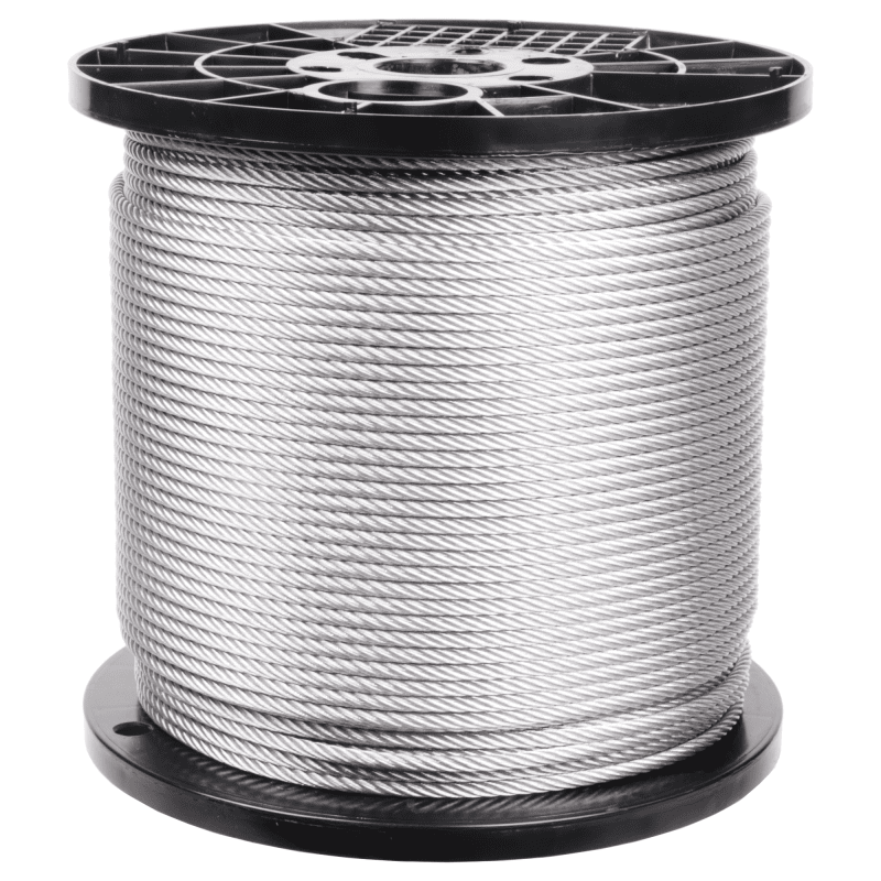 1/4 inch X 1000 foot pro strand 7x19 hot dip galvanized cable reel main#Size_1/4" X 1000'