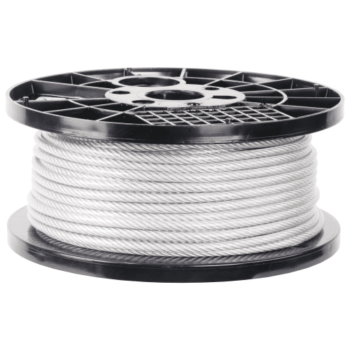 1/4 inch X 200 foot pro strand 7x19 vinyl coated galvanized cable reel main#Size_1/4