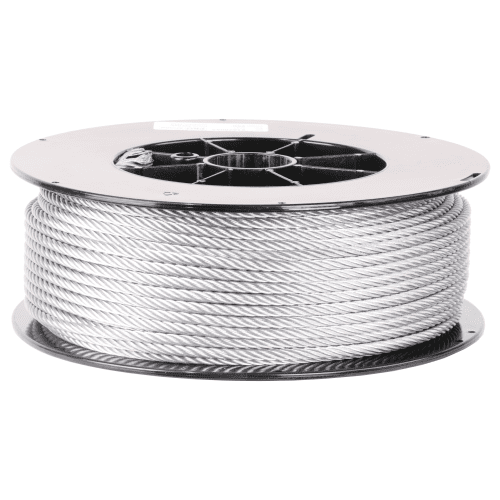 1/4 inch X 250 foot pro strand 7x19 hot dip galvanized cable reel main#Size_1/4