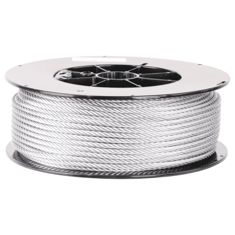 1/4 inch X 250 foot pro strand 7x19 hot dip galvanized cable reel main#Size_1/4" X 250'