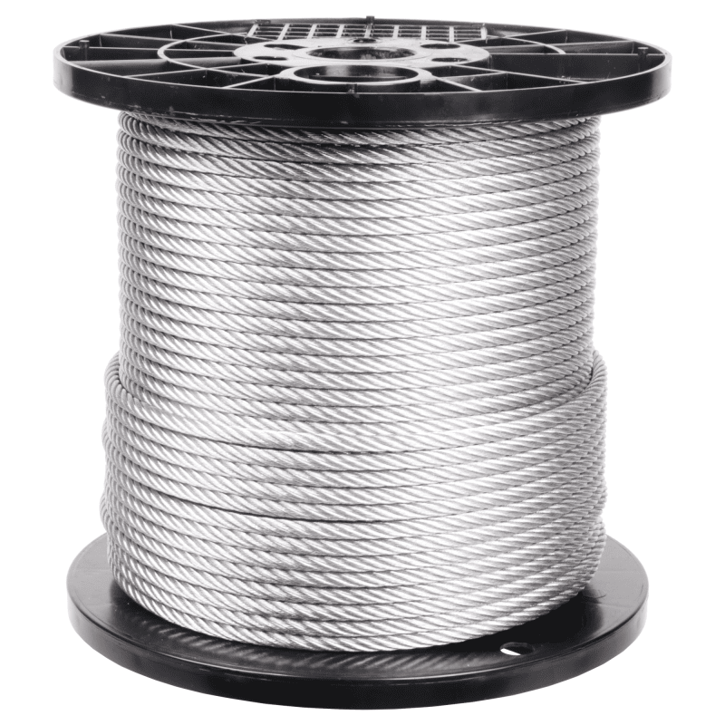 1/4 inch X 500 foot pro strand 7x19 hot dip galvanized cable reel main#Size_1/4" X 500'