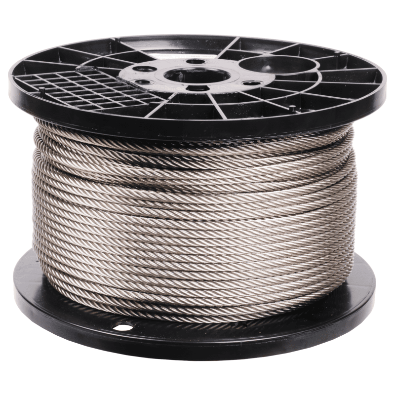 1/4 inch X 500 foot pro strand 7x19 type 304 stainless steel cable reel main#Size_1/4" X 500'