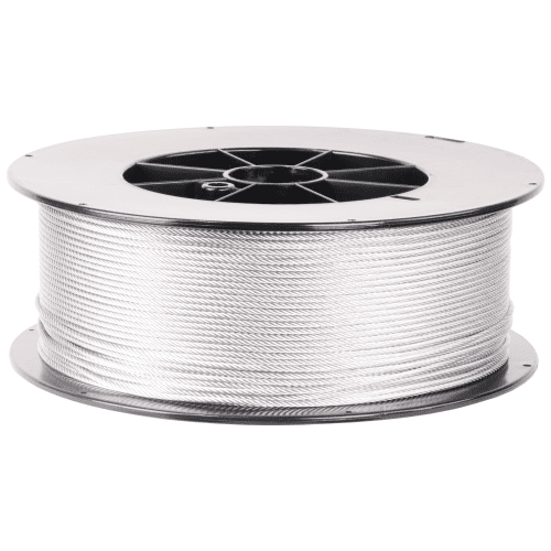 1/8 inch X 1000 foot pro strand 7x19 hot dip galvanized cable reel main#Size_1/8