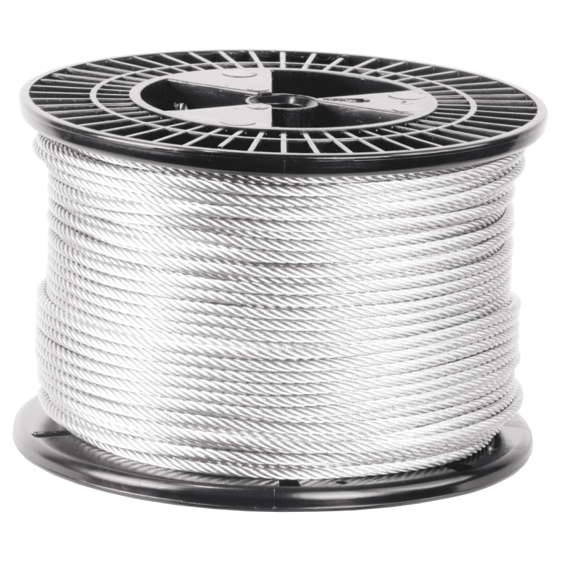 1/8 inch X 250 foot pro strand 7x19 hot dip galvanized cable reel main#Size_1/8" X 250'