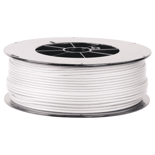 1/8 inch X 500 foot pro strand 7x19 vinyl coated galvanized cable reel main#Size_1/8" X 500'