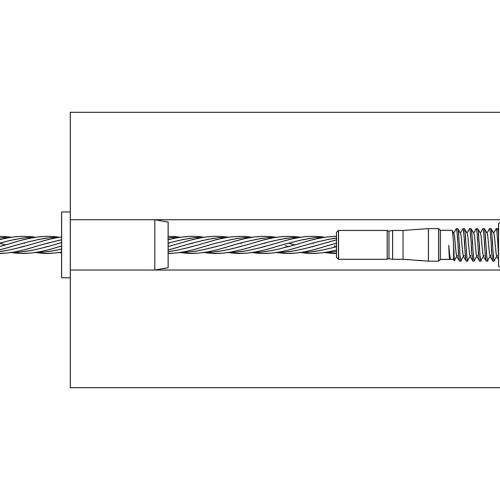 1 8 swage stud assembly drawing