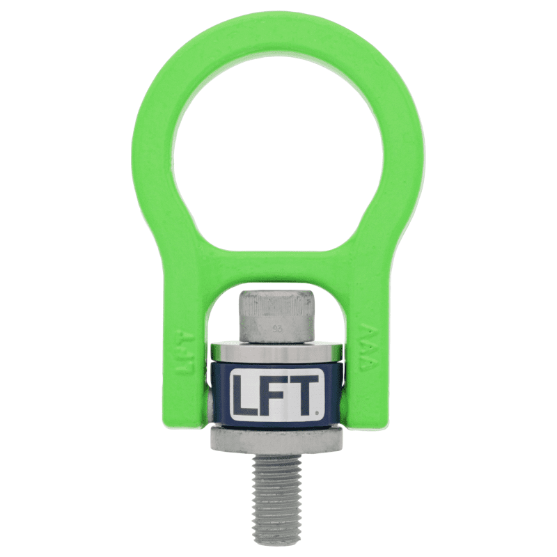 1"-8 x 1.45", 10000 lb WLL, LFT Swivel Hoist Ring #Size_1"-8 x 1.45"