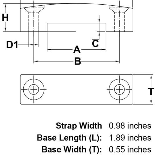 1 Stainless Steel Premium Bridge specification diagram