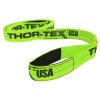 THOR-TEX USA 1 Ply 1" x 4' Eye x Eye Polyester Web Lifting Sling, Cordura Lined Flat Eyes#Size_1" x 4'