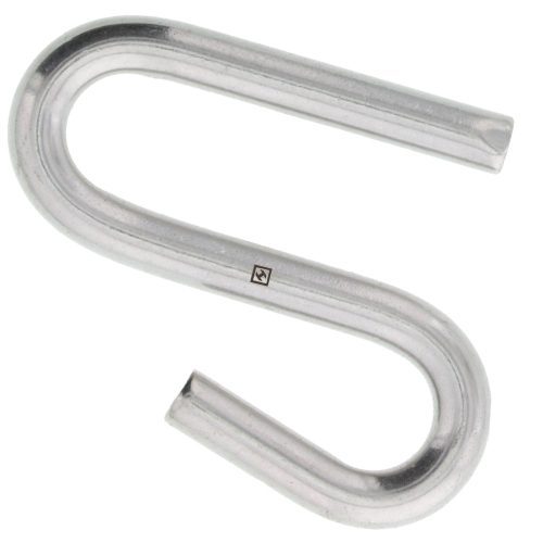 1/4" x 2-1/4" Stainless Steel Long Arm S Hook#Size_1/4" x 2-1/4"