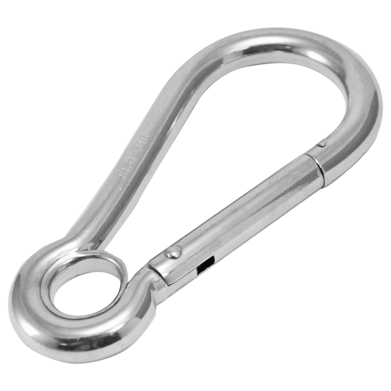 15/32" Stainless Steel Snap Link With Eyelet#Size_15/32"