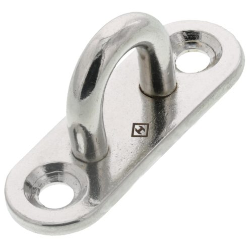 3/16" Stainless Steel Oblong Pad Eye#Size_3/16"