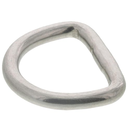 1/8" x 9/16" Stainless Steel D Ring#Size_1/8" x 9/16"