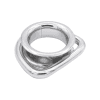 1/4" Stainless Steel D Ring Sheave#Size_1/4" x 1-3/16"