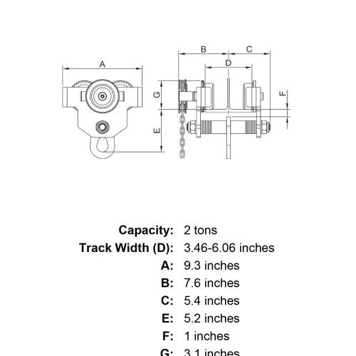 2 ton tiger lifting tg single bar geared hoist beam trolley specification diagram aeb170ac be72 4fb6 8922 29467eae7e5a