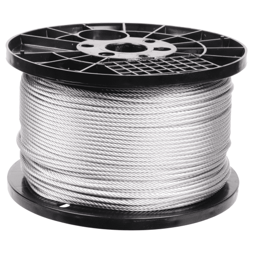 3/16 inch X 1000 foot pro strand 7x19 hot dip galvanized cable reel main#Size_3/16