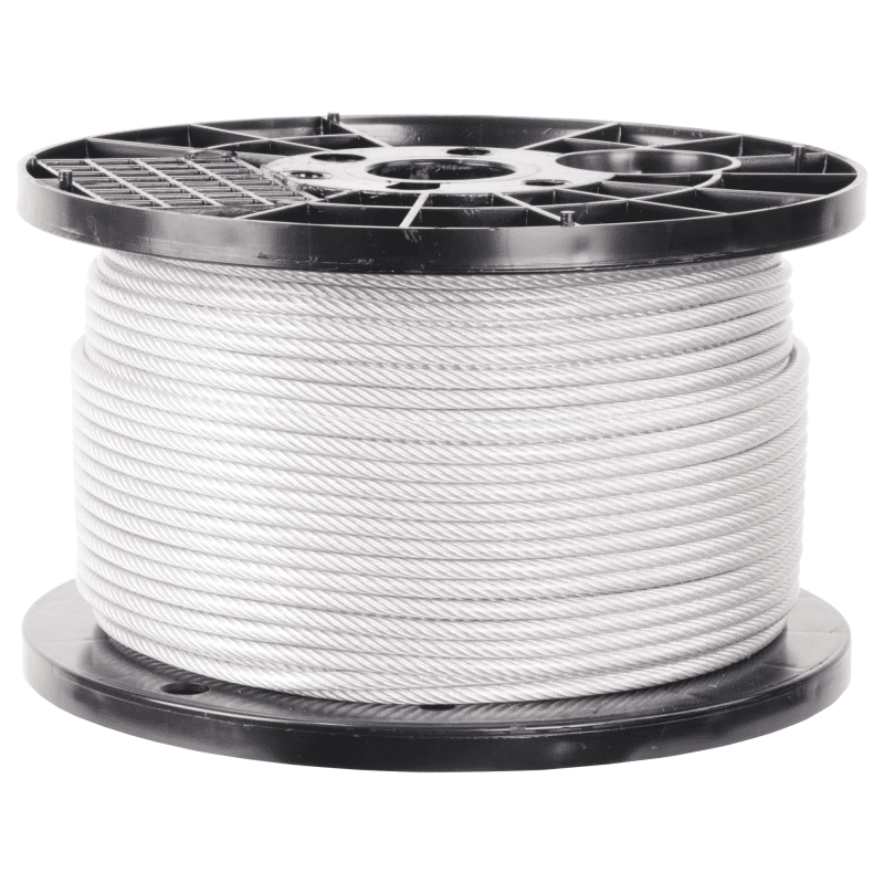 3/16 inch X 500 foot pro strand 7x19 vinyl coated galvanized cable reel main#Size_3/16" X 500'