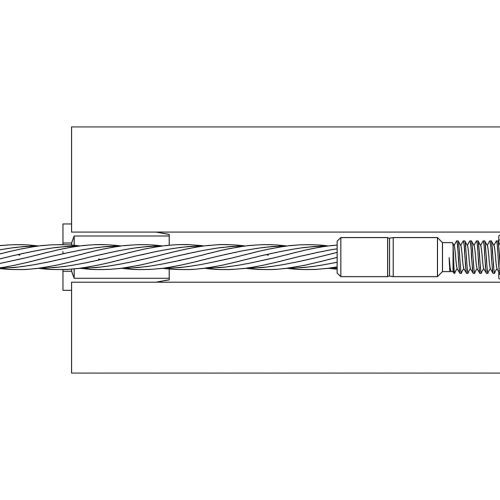 3 16 swage stud assembly drawing section