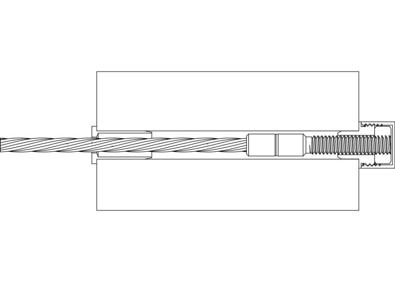 3 16 swage stud assembly drawing section