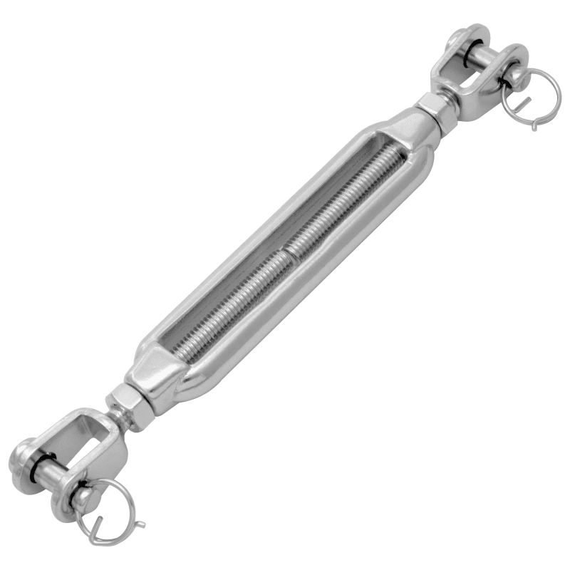 3/4" x 12" Stainless Steel Jaw x Jaw Turnbuckle#Size_3/4" x 12"