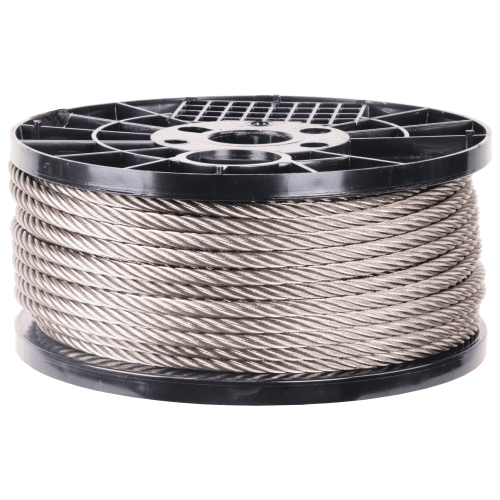 3/8 inch X 200 foot pro strand 7x19 type 304 stainless steel cable reel main#Size_3/8