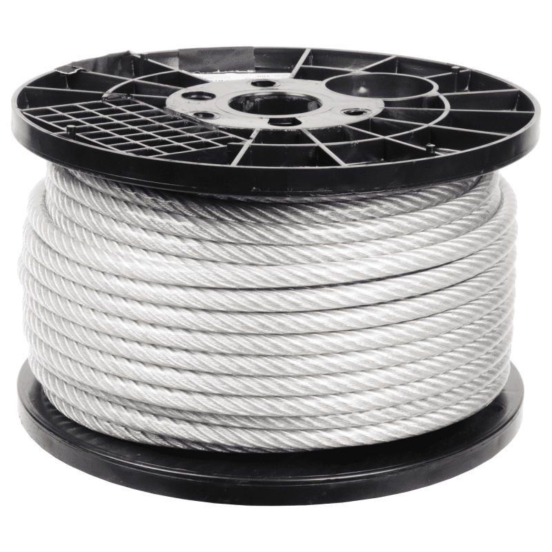 3/8 inch X 200 foot pro strand 7x19 vinyl coated galvanized cable reel main#Size_3/8" X 200'