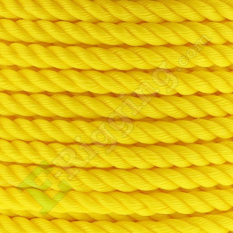 3 strand yellow polypro close