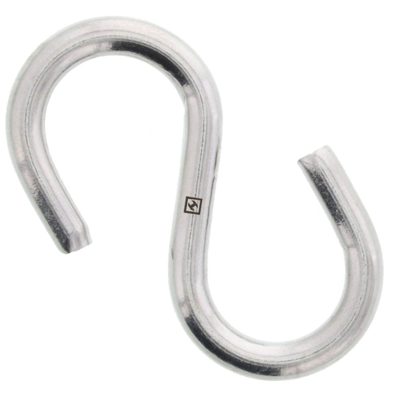 3/16" x 1-1/2" Stainless Steel S Hook#Size_3/16"