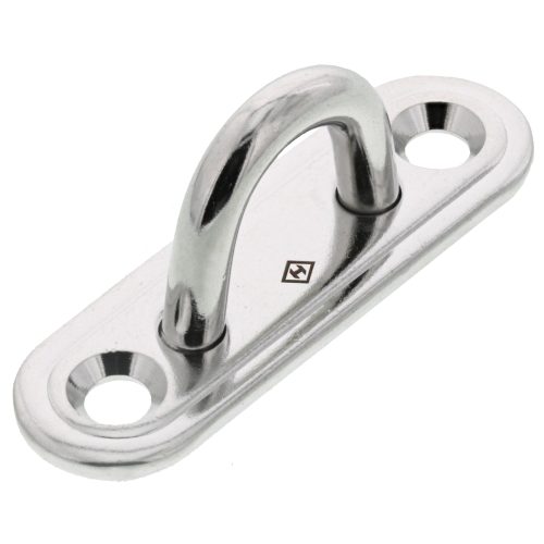 1/4" Stainless Steel Oblong Pad Eye#Size_1/4"