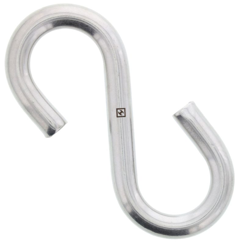 3/8" x 3-3/8" Stainless Steel S Hook#Size_3/8"