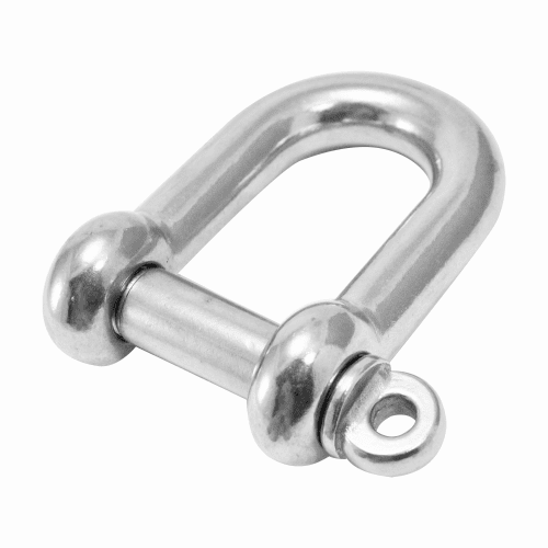 5/32" Stainless Steel Screw Pin D Shackle#Size_5/32"