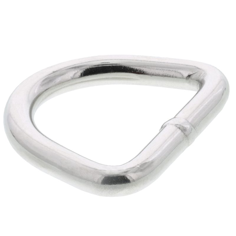 5/16" x 1-3/4" Stainless Steel D Ring#Size_5/16" x 1-3/4"