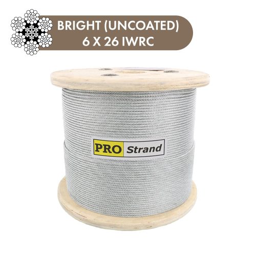 6x26 Bright Steel Wire Rope