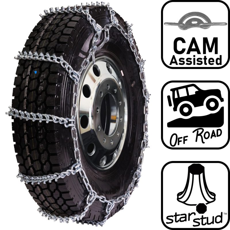 Pewag14604 rt Off Road Star Stud Cam Assisted