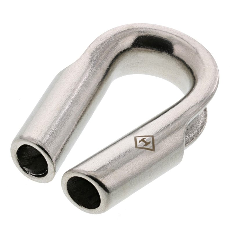 1/4" - 5/16" Stainless Steel Tubular Thimble#Size_1/4" - 5/16"