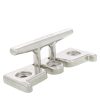 6" Ropeze Stainless Steel Folding Cleat isometric view open