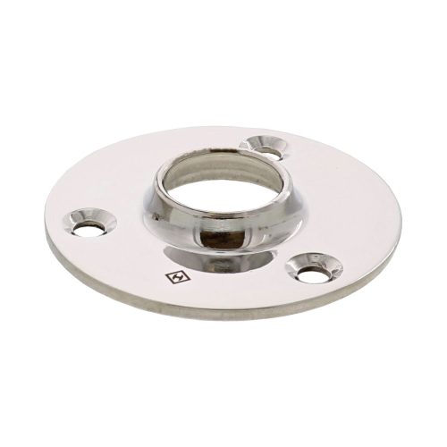 1" Tubing, 90 Degree Stainless Steel Round Base for Welding#Size_1"