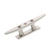 4" Stainless Steel Low Flat Deck Cleat, Style A#Size_4"