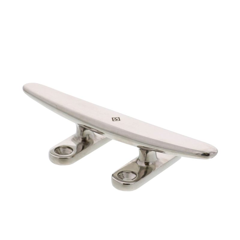 6" Stainless Steel Low Flat Deck Cleat, Style B#Size_6"