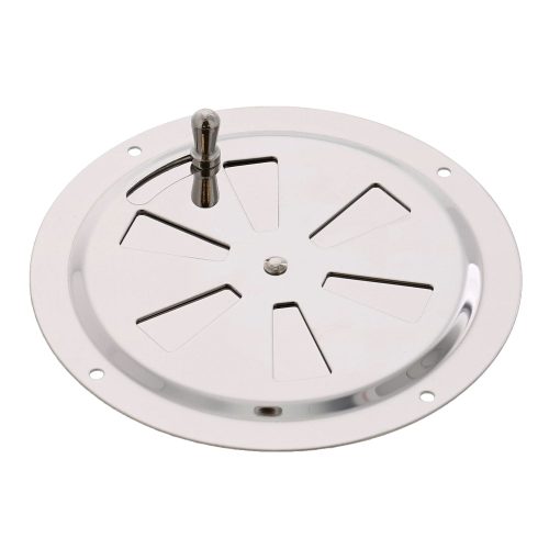 Stainless Steel Round Lockable Vent Plate, Style 1276#Size_Each