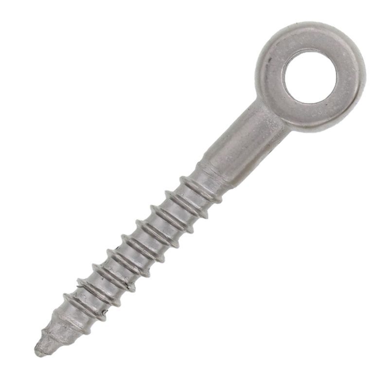 1/4" x 1.5" Stainless Steel Rod Lag Eye Bolt#Size_1/4" x 1.5"