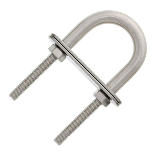 1/4" x 1.625" Stainless Steel U-Bolt, Oversized Head#Size_1/4" x 1.625"