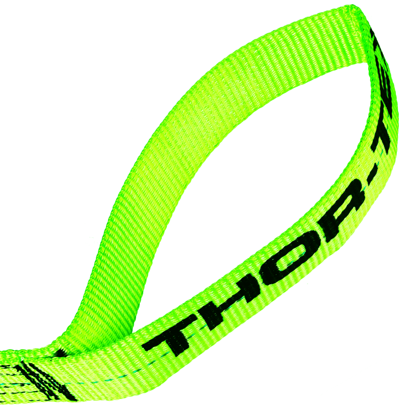 THORTEX flat tapered eye sling close up 2 ply