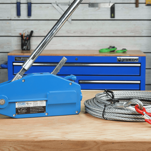 Tyler Tool Aluminum Wire Rope Winch with Cable main