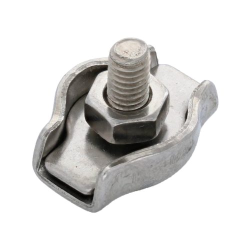 1/8" Stainless Steel Stamped Single Cable Clamp#Size_1/8"