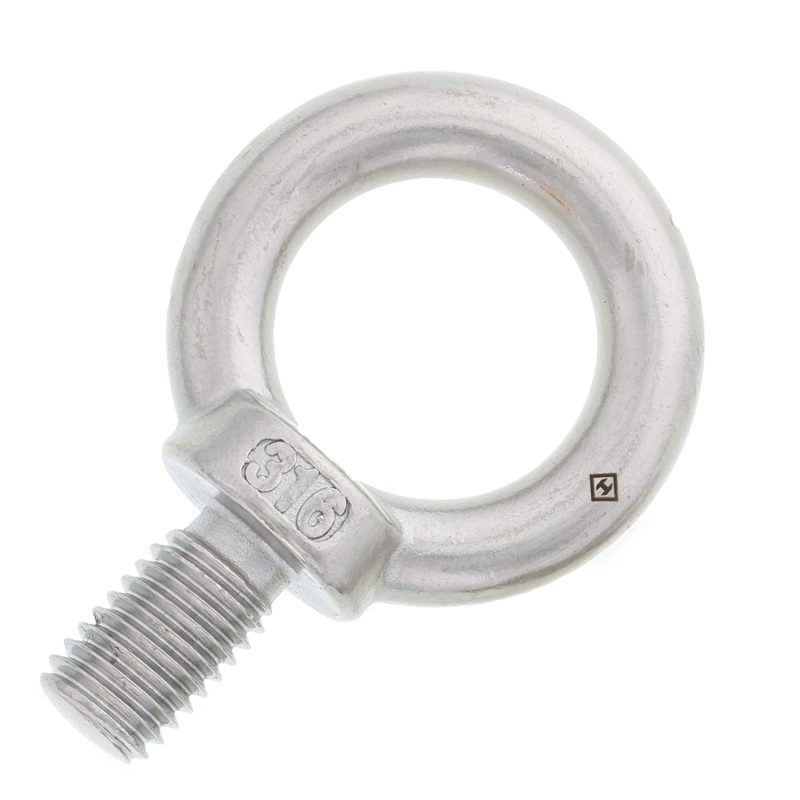 5/8" x 1" Stainless Steel Machinery Eye Bolt#Size_5/8" x 1"