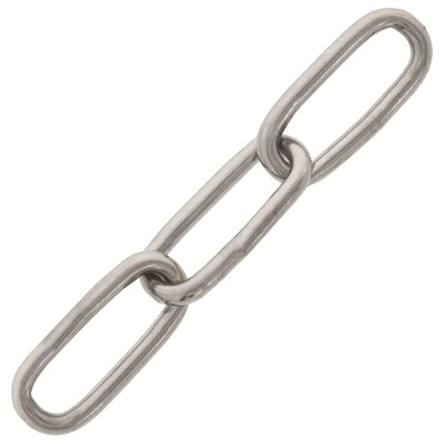 5, Type 316, Stainless Straight Link Chain (Sold Per Foot)#Size_5mm