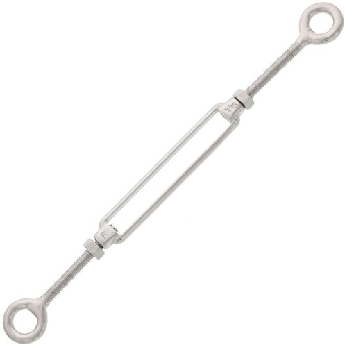 five sixteenth inch stainless steel eye x eye turnbuckle alt